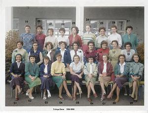 COLLEGE MODERNE DE JEUNES FILLES 1954 2 EME